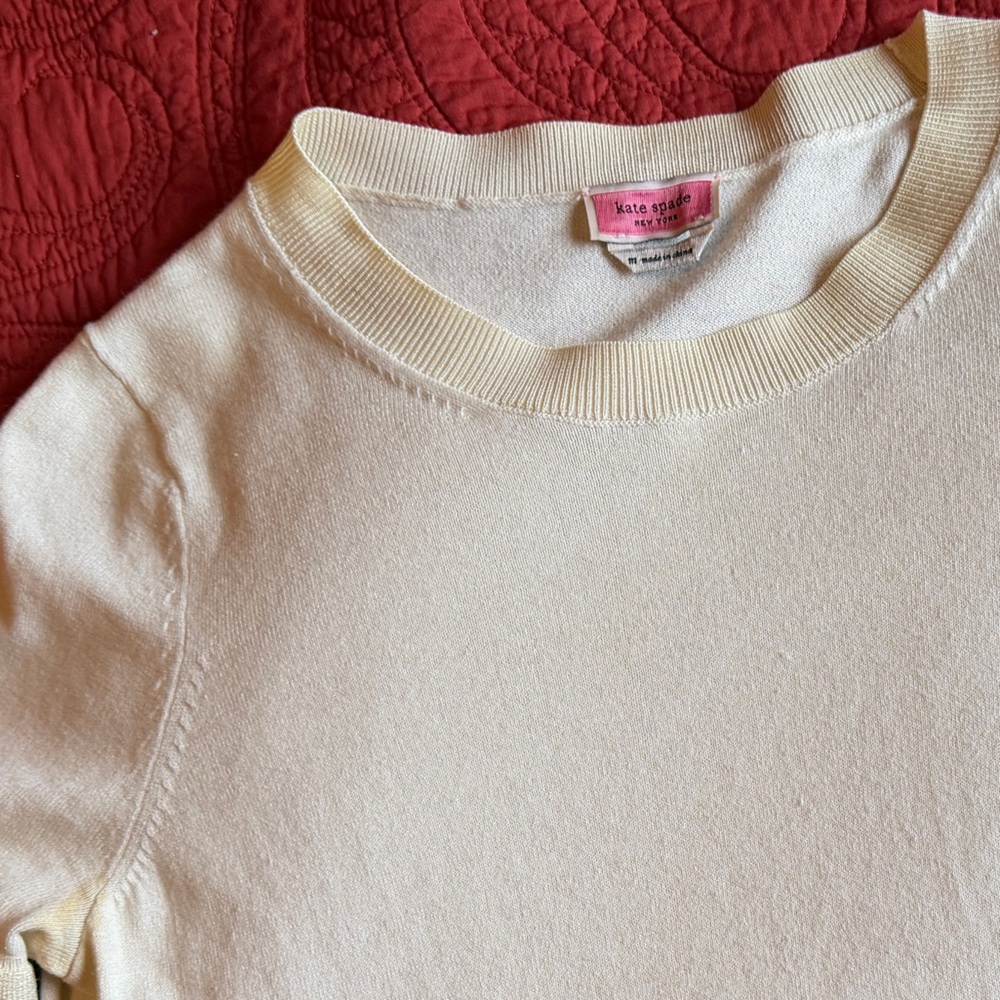Kate Spade Ruffle Sleeve Sweater - Picture 6 of 6